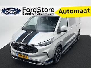 Ford Transit Custom 300 2.0 TDCI 170 pk L2H1 Sport DC | Trekhaak | 360° Camera | B&O | Adapt. cruise | 4 seiz. banden | 6 persoons | BPM vrij!
