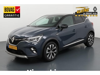 Renault Captur 1.6 E-Tech full hybrid 145 techno | Dealeronderhouden | sterke 140 pk hybride aandrijving | Draadloze oplader voor de telefoon | Two-tone kleurstelling | Eerste eigenaar | Nederlandse auto | Trekhaak |