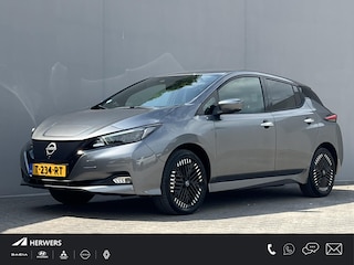Nissan Leaf e+ Business Executive 62 kWh / Accu SoH 95,71 % / Leder / Stuur-, stoel- en achterbankverwarming / Climate control / Navigatie / Trekhaak fietsendrager afn. / 17"LM wielen /