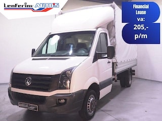 Volkswagen Crafter 2.0 TDI 163 pk Pick Up met Huif / Open Laadbak Airco, Cruise Control, Dakspoiler, 3-Zits