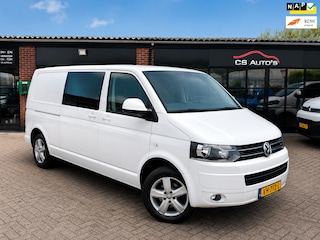 Volkswagen Transporter 2.0 TDI L2H1|140pk|automaat|dubbel cabine|airco|leder|cruise.control