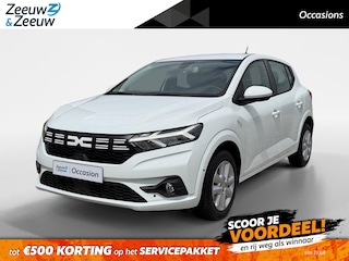 Dacia Sandero 100PK TCe ECO-G Expression | 1e eigenaar | Airco | Parkeersensoren | Camera | Apple CarPlay/Android Auto | Elektrische Ramen & Spiegels | Licht & Regen Sensor | Full LED |