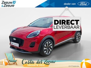 Ford Puma 1.0 EcoBoost Hybrid Titanium | €5.000.- korting | 0,99% rente | Direct leverbaar | Winterpack | Achteruit rij camera