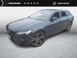 Volvo V90 T8 Ultra Dark 455PK! | Long range | Massage stoelen | geventileerd leder | Panorama dak | Trekhaak | Lucht vering | Getint glas | 20" licht metalen velgen |  Google |