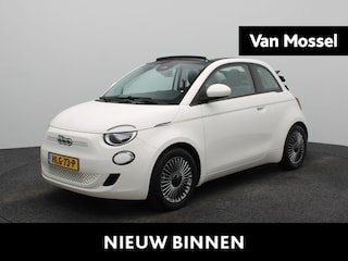 Fiat 500 42 kWh | CABRIO | APPLE/ANDROID CARPLAY | CLIMATE CONTROL | 12 MAANDEN BOVAG GARANTIE |