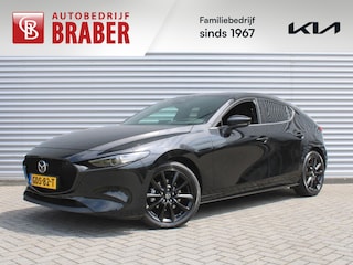 Mazda 3 2.0 e-SkyActiv-X M Hybrid 6MT 186PK Exclusive-line | Leder | Heads-Up Display | Keyless | Bose Audio | 360° Camera | Elek. stoelverstelling + geheugen | Navi |