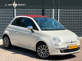 Fiat 500 1.2 Rock Cabrio | automaat | Bianco Gioioso | leder | clima | Xenon |