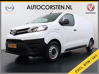 Toyota Proace 136PK Automaat 3-Persoons Navi Apple Carplay Android Auto Airco Pdc DAB Bluetooth Cruise Control Regen-Lichtsensor Betonplex Vloer Wandbetimmering Schuifdeur Origineel Nederlandse Auto Dealeronderhouden