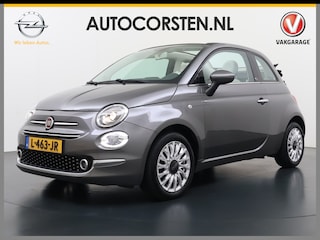 Fiat 500 Cabrio 86PK Navi Airco Pdc Bluetooth TwinAir Lounge All Season Banden Lmv Led ASR
