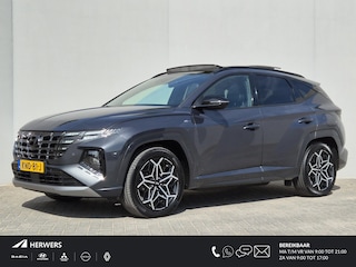 Hyundai Tucson 1.6 T-GDI PHEV N Line Edition 4WD / Fabrieksgarantie tot 05-2027 / Dealer onderhouden / Afn. trekhaak 1.350 kg / Elektrische klep / Stuur- & stoelverwarming / Navigatie / Apple Carplay Android / 19" LM wielen / Krell Audio Systeem /