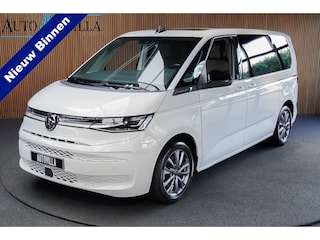 Volkswagen Multivan 1.4 eHybrid 7p. Pano Navi Camera ACC PDC Elektr. bedienbare schuifdeuren Elektr. bedienbare achterklep Stoelverwarming Climate voor & achter Cruise C. LM velgen BTW auto!