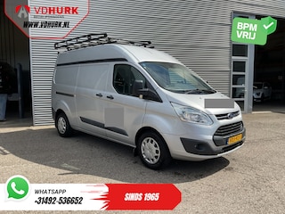 Ford Transit Custom 2.2 TDCI 155 pk L2H2 Carplay/ 2.8t Trekverm./ Airco/ Cruise/ Imperiaal + Ladder/ PDC/ Trekhaak