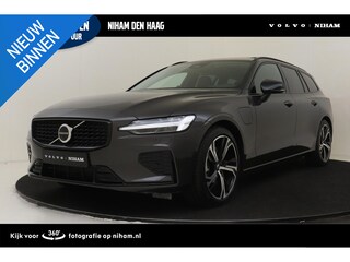 Volvo V60 T8 PLUG-IN HYBRID AWD ULTRA DARK *FULL OPTIONS!* -PANO.DAK|BOWERS&WILKINS|GEVENT.LEDER+MASSAGE|360°CAM|HEAD-UP DISP.|TREKHAAK|19"|Soh:100%