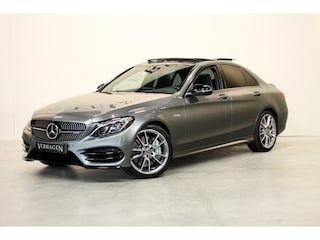 Mercedes-Benz C-klasse AMG 43 4MATIC Kuipstoelen Burmester Head up Standkachel Pano UNIEK