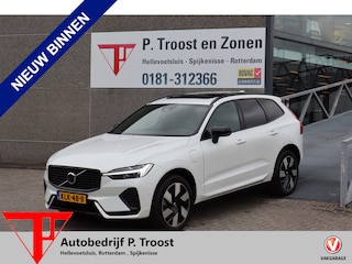 Volvo XC60 2.0 T8 Plug-in hybrid AWD Plus Dark Soh 100% FABRIEKSGARANTIE Panoramadak/Orrefors kristal pook/Zwarte hemel/Stoelverwarming voor & achter/Stuurverwarming/Harman kardon audio/360 camera/Elektrische stoelen met geheugen/Adaptieve cruis control/Lane assist/