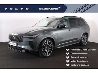 Volvo XC90 T8 Recharge AWD Ultra Dark Exec. Ed. - Luchtvering - Panorama/schuifdak - IntelliSafe Assist & Surround - 360º Camera - Bowers & Wilkins audio - Adaptieve LED koplampen - Verwarmde voorstoelen, stuur & achterbank - Parkeersensoren voor & achter - Elektr. bedienb. voorstoelen met geheugen - Geventileerde voorstoelen - Head up display - Draadloze tel. lader - Extra getint glas - 22' LMV