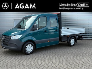 Mercedes-Benz Sprinter 317 CDI L2 Dubbele Cabine Open Laadbak 3500kg Trekhaak Face-Lift Model, Leer etc