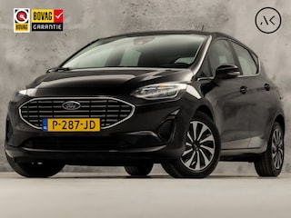 Ford Fiesta 1.0 EcoBoost Hybrid Titanium Sport (APPLE CARPLAY, GROOT NAVI, CLIMATE, PARKEERSENSOREN, SPORTSTOELEN, LM VELGEN, CRUISE, NIEUWSTAAT)