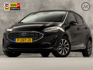Ford Fiesta 1.0 EcoBoost Hybrid Titanium Sport (APPLE CARPLAY, GROOT NAVI, CLIMATE, PARKEERSENSOREN, SPORTSTOELEN, LM VELGEN, CRUISE, NIEUWSTAAT)