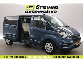 Ford Transit Custom 2.0 TDCI L2H1 Limited 170PK | Dubbele Cabine | Automaat | Airco | Camera | Cruise | Carplay | Trekhaak