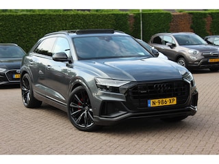 Audi Q8 60 TFSI e quattro Pro Line S Competition / Trekhaak / Panoramadak / 360Camera / Head-up / Softclose / B&O / Matrix LED / 23'' / Keyless / Softclose / Stuur+Stoelverwarming / Stoelmassage / Dodehoek / DAB / ACC