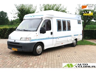 Hobby 600 Ducato Camper HOBBY 6002.5 TDI nieuwe apk STAPELBED 4 PERSOONS TREKHAAK CRUISE