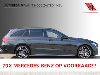 Mercedes-Benz C-klasse Estate 300e AMG Line NIGHT PAKKET DISTRONIC SFEER CARPLAY CAMERA MULTIBEAM 19''