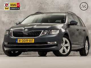 Skoda Octavia Combi 1.4 TSI Sport 150Pk Automaat (APPLE CARPLAY, GROOT NAVI, CLIMATE, STOELVERWARMING, SPORTSTOELEN, GETINT GLAS, PARKEERSENSOREN, CRUISE, NIEUWSTAAT)