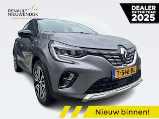 Renault Captur 1.6 E-Tech full hybrid 145 iconic AUTOMAAT l LEDEREN BEKLEDING l TREKHAAK WEGKLAPBAAR l ALL SEASON BANDEN