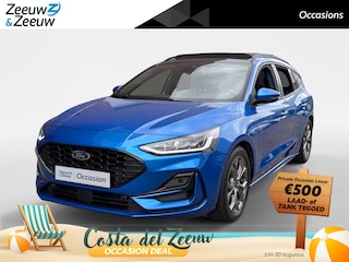 Ford Focus Wagon 1.0 EcoBoost Hybrid ST Line Style | Navigatie | Panorama Dak | Stoel/Stuur/Voorruitverwarming | Apple Carplay / Android Auto | Panorama Dak | Adaptieve Cruise Control | Lichtmetalen Velgen |
