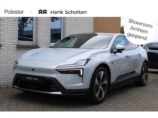 Polestar 4 Long Range Single Motor Prime 100 kWh, Panoramisch dak, Pilot Assist, 360° 3D Camera, Harman Kardon Premium Sound,Head-up display, Verlicht logo, Pixel LED-koplampen met adaptief groot licht, Touchscreen achterin, 12-voudig verstelbare stoelen, Elektrisch verstelbare achterstoelen, Verwarmd stuurwiel en verwarmbare achterstoelen, Klimaatregeling met 3 zones, Intelligente luchtreiniging, 22 kW AC-laden