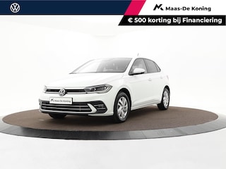 Volkswagen Polo 1.0 TSI 110pk DSG Style · Camera · Apple/Android Car Play · Dodehoeksensor · Parkeer Assistent · Stoelverwarming · Active Info Display ·