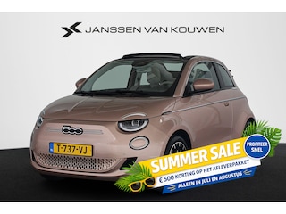 Fiat 500 La Prima 42 kWh Cabrio SOH 97% Stoelverwarming Achteruitrijcamera