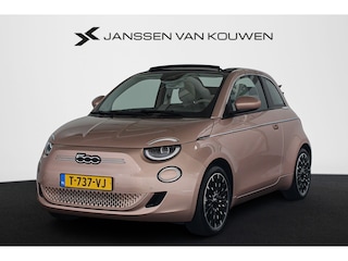Fiat 500 La Prima 42 kWh Cabrio SOH 97% Stoelverwarming Achteruitrijcamera