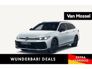 Volkswagen Passat Variant 1.5 eHybrid R-Line Edition 272 PK Plug in hybride | #AD | Trekhaak | 2000 kg trekgewicht | Black Style plus | Harman Kardon geluidssysteem | 360 Camera | Dodehoeksensoren | Alcantara dakhemel | Stoelverwarming | Stuurverwarming | Apple Carplay | 19" Lichtmetalen velgen | Head-up display | Elektrisch verstelbare stoelen | Achterklep elektrisch |