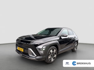 Hyundai Kona 1.6 GDI 141pk HEV Premium | Trekhaak | Rondomzicht camera | Premium Audio | Stoelventilatie | Stoelgeheugen | Adaptive cruise control | Elektrische achterklep | Leder | Dodehoek detectie | Stoelverwarming
