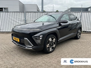 Hyundai Kona 1.6 GDI 141pk HEV Premium | Trekhaak | Rondomzicht camera | Premium Audio | Stoelventilatie | Stoelgeheugen | Adaptive cruise control | Elektrische achterklep | Leder | Dodehoek detectie | Stoelverwarming
