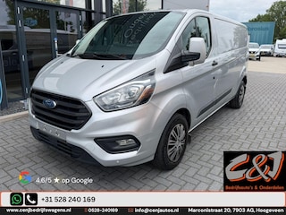 Ford Transit Custom 300 2.0 TDCI L2H1 Limited zijschade, airco, cruise, automaat, LED, BTW