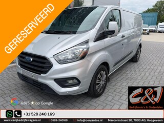 Ford Transit Custom 300 2.0 TDCI L2H1 Limited zijschade, airco, cruise, automaat, LED, BTW