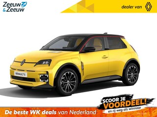 Renault 5 comfort range iconic cinq 52 kWh NU met € 3.800,- Zeeuw & Zeeuw voorraadkorting en met 5 jaar GRATIS fabrieksgarantie tot 160.000km | Pack Advanced Driving Assist | Harman Kardon Premium Audio | V2G Ready | Te financieren tegen 1,9% rente |