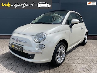 Fiat 500 1.2 Lounge Cabrio Automaat *parelmoer *p-sensor