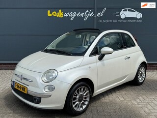 Fiat 500 1.2 Lounge Cabrio Automaat *parelmoer *p-sensor
