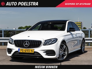 Mercedes-Benz E-klasse 220 d AMG Line Night Edition Panoramadak Widescreen Sfeerverlichting Apple CarPlay Android Auto Camera Stoelverwarming LED