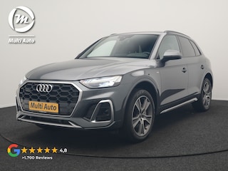 Audi Q5 50 TFSI e S Line PHEV 300pk Dealer O.H | Trekhaak Af Fabriek | Head Up | Camera | Alcantara Sportstoelen Verwarmd | Apple Carplay | Keyless | Navigatie | Cruise Control | Virtual | DAB | 20" L.M | Plug In Hybrid |