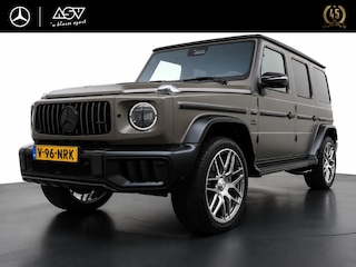 Mercedes-Benz G-klasse AMG 63 Grijs kenteken | Facelift | Schuifdak | Nappaleder Bekleding | Adaptive Cruise Control & Stuur Assistent | 360° Camera | Klasse 3 Alarm | 22" Multispaaks Gesmede AMG Velgen