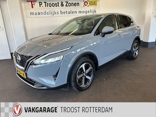Nissan Qashqai 1.3 MHEV Xtronic N-Connecta Automaat | 360 Camera | Afneembare trekhaak | Nardo grey | Digital dashboard | Adaptieve cruise control | Climate control | Nederlands geleverd | Lane assist | Apple carplay | Navigatie | Keyless | Dodehoeksdetectie
