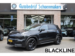Lynk & Co 01 1.5 261PK! BLACKLINE! 6.6KWh 360-CAMERA PANO/SCHUIF INFINITY DAB NAVI CARPLAY STOELVERWARMING ELEK.ACHTERKLEP 20"LMV