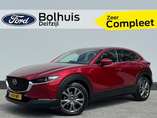Mazda CX-30 2.0 e-SkyActiv-X M 180 pk Hybrid Luxury | Trekhaak | Camera | Leer | El. verst. stoel + geh. | Bose | Adapt. cruise | stoel+stuurverw.