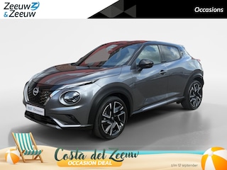 Nissan Juke 1.6 Hybrid N-Design WK DEAL € 500,- korting |Lichtmetalen velgen | Metallic lak| Navigatie | Camera | Automaat | Stuur/Stoel verwarming
