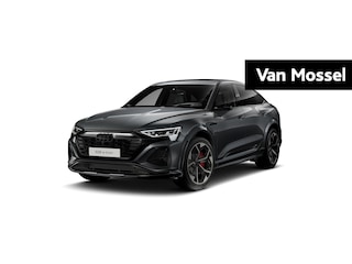 Audi Q8 e-tron S quattro SQ8 115 kWh | Adaptive cruise control | Luchtvering | Bang & Olufsen | Glazen panoramadak | Elektr. verstelbare voorstoelen | 360 graden camera | Head-up display | Dodehoekdetectie | Stoelverwarming voor & achter | Privacy glas | Trekhaak | Elektrisch verstelbaar stuur | Optiekpakket zwart plus